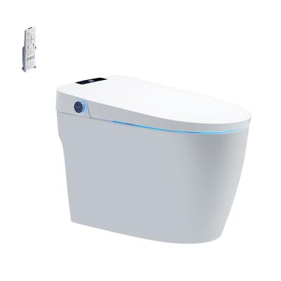 China Auto Operation Automatic Sensor Flushing Electric One Piece Toilet Tankless Intelligent Smart Toilet for sale