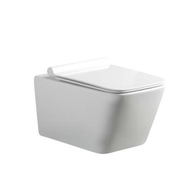 China High Quality Hidden Wall Hung Porcelain Toilet Watermark Design Bathroom Cistern Toilet BL-103N-WHT for sale