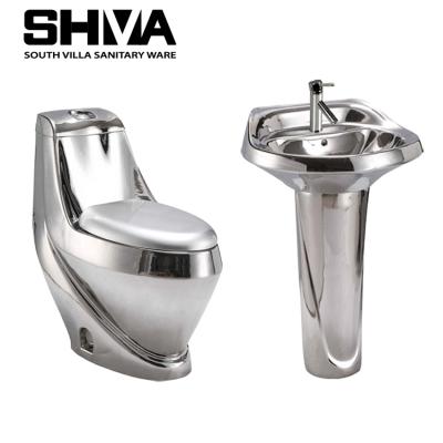 China Best Selling Double-flush Royal Style Ceramic One-Piece Siphonic Custom Toilet for sale