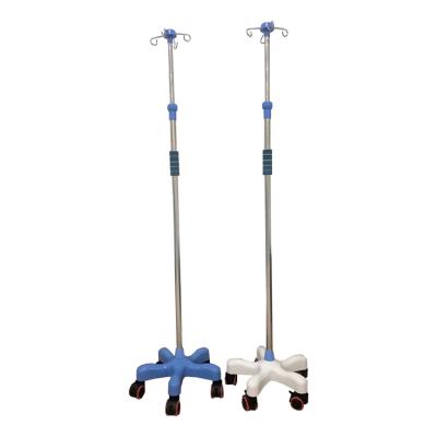 China China Manufacturer Modern Hospital Bed Medical Infusion 5 Hooks Sale Stainless Steel Drip Stand/IV Stand for sale