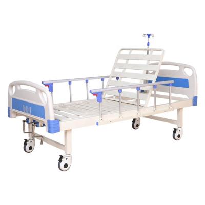 China Ward Nursing Equipment Wholesale Pricemultifunctional 2 cranks Clinic Hospital Nursing Home Manual Medical Patient Bed for Elderly for sale