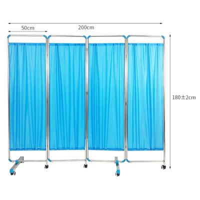 China Hospital Waterproof High Quality Medical Disposable Curtain Partition Curtain Medical Room Dividers For Sale for sale