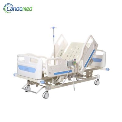 China Ward Nursing Equipment 2 Hospital Beds Five Functions Crank Manual Adjustable Medical Adjustable Hospital Bed Patient Standard Dimensions for sale