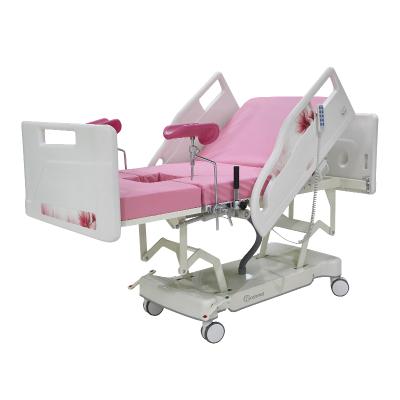 China High Efficiency Metal Table Care Hospital Bed Delivery Birth Baby Cribs Delivery Bed at Wholesale Price for sale