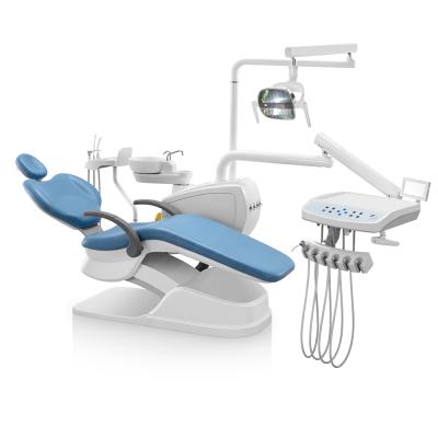 China dental center medical dental equipment, electric portable dental chair, dental unit price for sale