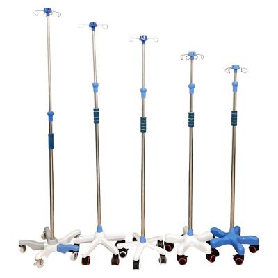 China Modern Cheap Price Iv Pole Stand Adjustable Height Drip Rack Infusion Stand For Patient for sale