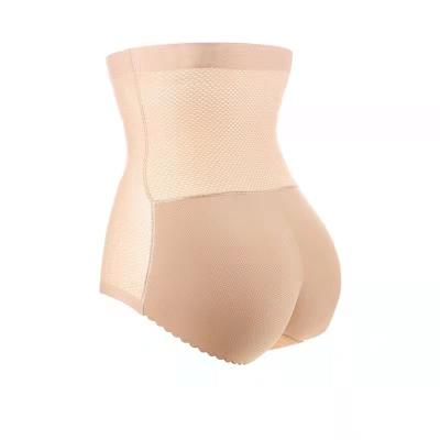 China Breathable Plus Size Spandex Abdomen Briefs Breathable Padded Buttocks Tummy Control Shaper Women Butt Lifter Panties for sale