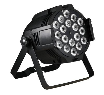 China 18*15W 6 in 1 RGBWA+deep blue LED Par Can Stage Light , Trade Show Lights for sale