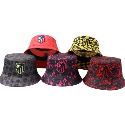 China Custom Wide Brim Bucket Hats Logo Bucket Hat Cap Unisex Character Customizable Bucket Hats for sale