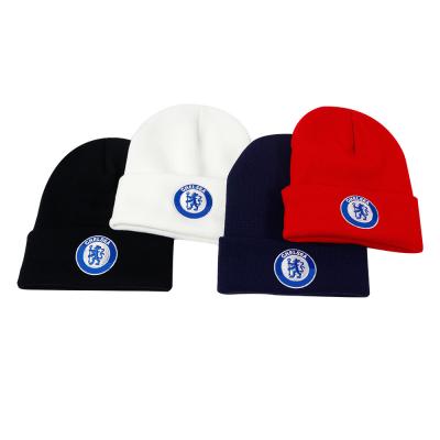 China 2021 Popular COMMON GROUND Football Club Soccer Team Sport Acrylic Wholesale Winter Beanie Hats Knitted Hat for sale