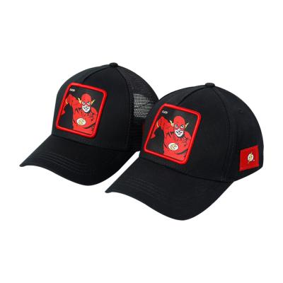 China China COMMON Wholesale Custom 5 Panels With Red Color Trucker Cap Cartoon Style Trucker Hat for sale