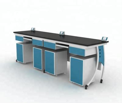 China School Furniture Durable Biology Electronic Lab Bench With Lab Faucet for sale