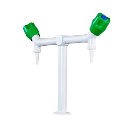 China Modern good quality lab water faucet platform mounted lab water faucet anti-corrosion cold-hot faucet for sale