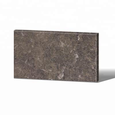 China Gray Quartzite Countertop Slab In Flooring Artificial Marble And Granite Stone for sale