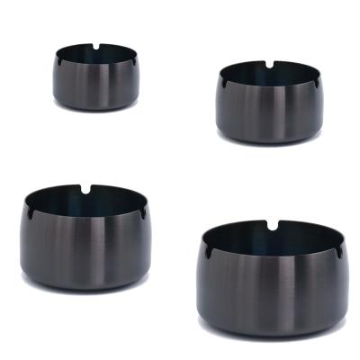 China Wholesale 4 sizes modern metal ashtrays thickened metal ashtray high quality and cheap non-slip ashtray for sale