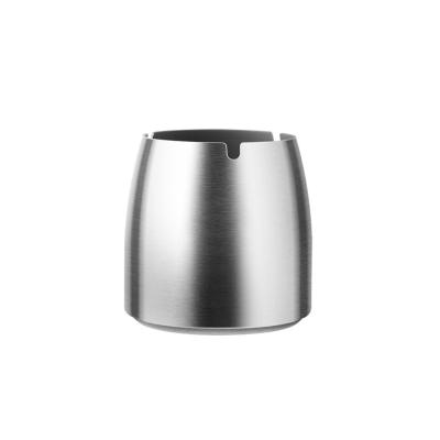 China Lazada Stainless Steel Indoor Windproof Ashtray/Modern Popular Outdoor Cigarette Ashtray For Patio,Portable Table Top/Decoration Desktop Ashtray for sale