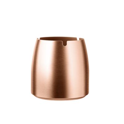 China Modern Unbreakable Metal Ashtray Tobacco Pot For Patio Office for sale