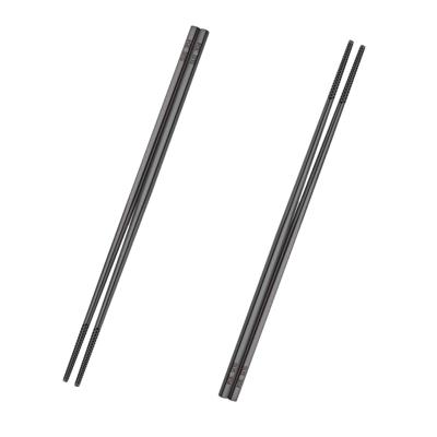 China Sustainable Hot Sale Chinese Style 18/8 Stainless Steel Chinese Food Non-Slip Chopstick for sale