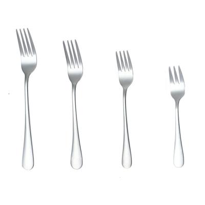 China Sustainable Kitchen Stainless Steel Hot Sale Dinner Fork Silver Stainless Steel Cutlery For Party for sale