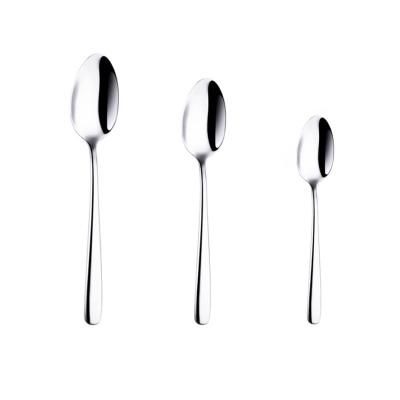 China High Quality Viable Strength Factory 304 Stainless Steel Spoon Cutlery Set Coffee Tea Dessert Spoon Set for sale