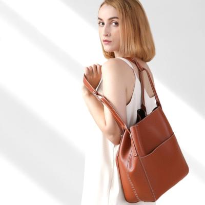 China Fashion\Comfortable Custom Women\Label Fashion Durable One Shoulder Bucket Bag Cross - Body PU Leather Designer Ladies Hand Bags for sale