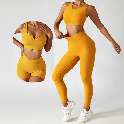 China Wholesale Breathable 4 Piece Female Gym Wear for sale