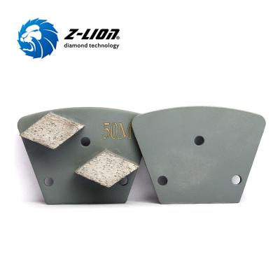 China Metal Bond + Diamond Grit Metal Bond Floor Grinding Plate Concrete Abrasive Blocks Grit 6 16 25 30 50 70 100 200 400 for sale