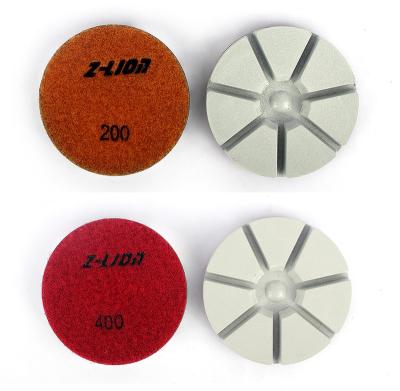 China Dry Floor Polishing Use Dry Diamond Concrete Pads For Concrete Floor Polishing for sale