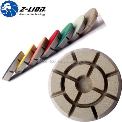 China Floor Polishing Pads Resin Bond Diamond Floor Polishing Pads With Metal for sale