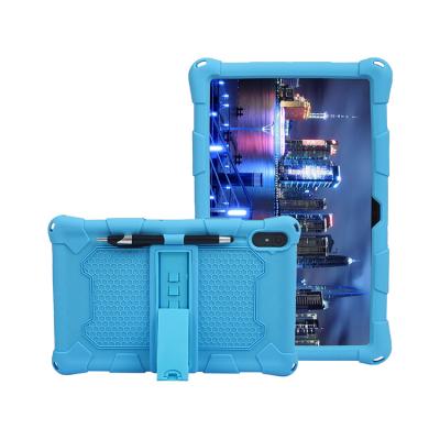 China For iPad New Trend Wholesale Soft Silicone Tablet Case Cover Shockproof For Apple iPad air 11/iPad 4 10.9 pro with Pen Slot Anti-fall for sale