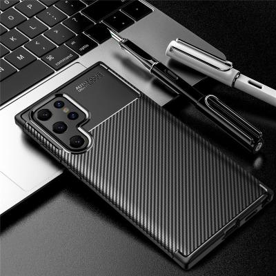 China Wholesale Carbon Fiber Texture Shockproof Mobile Phone Case For VIVO IQOO Neo5S/U5/S12/S12 Pro/Y55S Cover Device Shockproof Hard PC TPU for sale