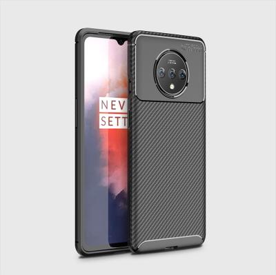 China Style: New Business Design For Oneplus 7T Beetle 3K Soft Slim Carbon TPU Cell Phone Case Shockproof Back Cover For Oneplus7t Pro Case for sale