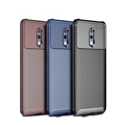 China Style: Foroppo Realme 3 Business Focus Carbon TPU Slim Auto Mobile Phone Case Shockproof Silicone For OPPO Reno Standard Soft Beetle 3K for sale