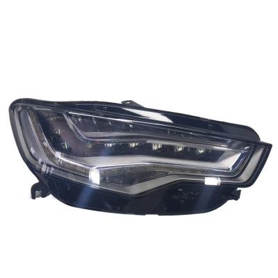 China Hot Selling Symmetrical LED Headlight Auto Car Headlight For Audi A6 Dragon Ball Headlights 2013-2016 for sale