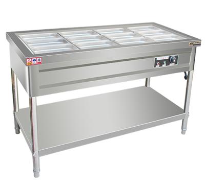 China Display fast food restaurant equipment/easily assembled food warmer/hotel buffet food warmer for sale