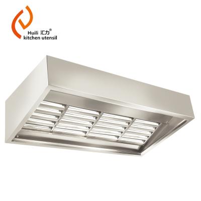 China Commercial Wall Mounted Hood Exhaust Hood Price Commercial Hotel Chain Kitchen Stainless Steel for sale