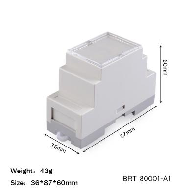 China Electronic Project Box Din Rail Enclosure 36*87*60mm For Industry Control Enclosure for sale