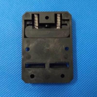 China 48mm Width Universal Molder DIN Rail Clip Nylon Spring Loaded DIN Clip for sale