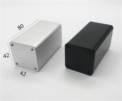 China 42*42*80mm One-body Metal Aluminum Housing For Solar Panel Enclosure In White and Black Color for sale