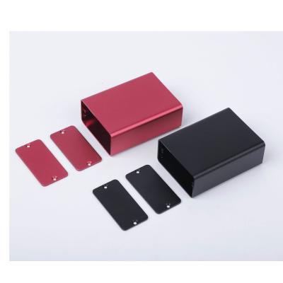 China Durable Customizable Aluminum Case For Modular Enclosure Width 44*23*60mm in Red for sale