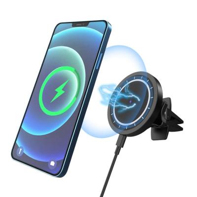 China Car Magnetic Fast Charging Charger For iPhone13 Phone 15W Wireless Charger With For Magsafe Car Charger for sale