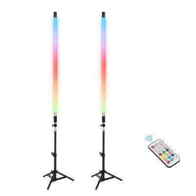 China New Design PC RGB Colored Light Portable USB T8 Rechargeable Led Tube Work Light Video Tube for sale