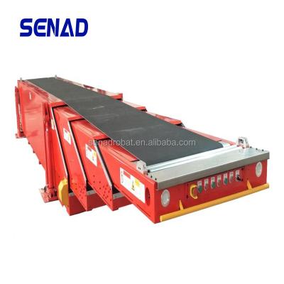 China Senad Fire Resistant Industrial Boom Conveyor for Truck Container Loading and Unloading of Goods Conveyor Scanner System for sale