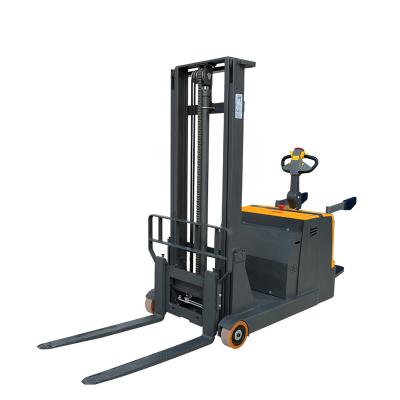 중국 700kg 1000kg Electric Pallet Truck Stacker Portable Self Loading Battery Stacker Pallet Lifter 판매용