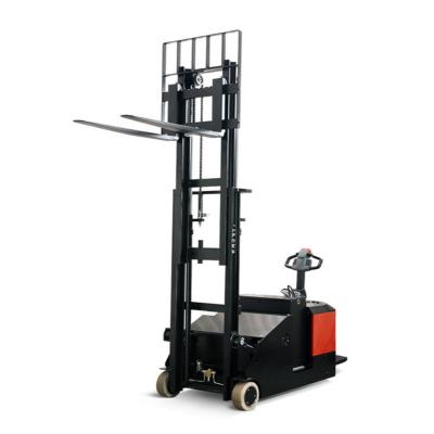 중국 1500kg Full Electric Pallet Stacker Mini Electric Forklift Container Reach Stacker Lifter 판매용