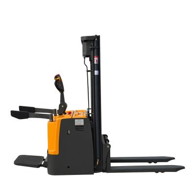 China Standing On 3000kg Full Electric Pallet Stacker Price Electronic Forklift Weighing Scale for sale