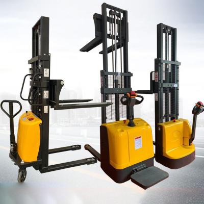 China High Quality 1.5 ton 2 ton Full Electric Stacker Hydraulic Pallet Stacker Forklift à venda