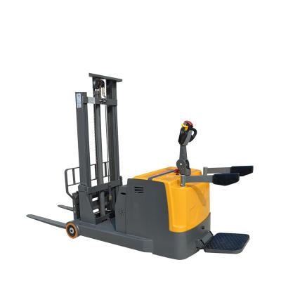 Chine 1.5t Warehouse Forklift Semi Electric Pallet Stacker Automatic Pallet Jack Truck à vendre