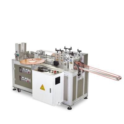 China Automatic Disposable Face Mask Making Machine Tie On 3 Ply Mask Making Machine for sale