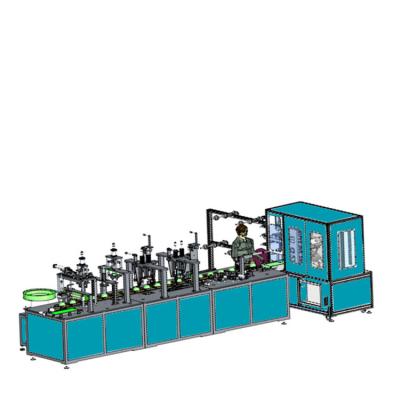 China 1860 n95 Cup Type Shaped Mask Making Machine Non Woven Face Mask Machine for sale